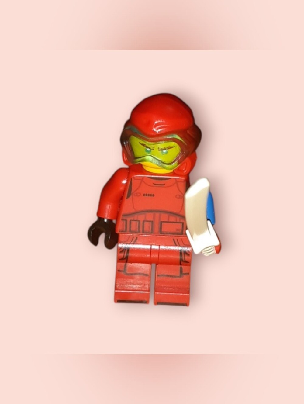 LEGO Minifigure Red Astronaut Space Figure Classic Minifig